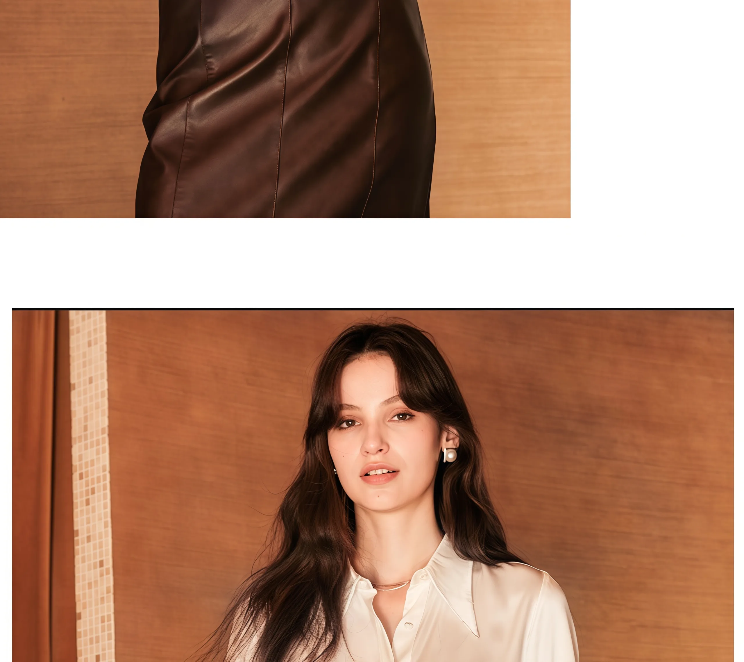 new collection white silk shirt for women heavyweight mulberry silk top satin luxury long sleeve blouse